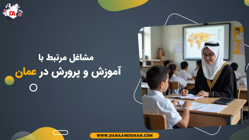 مشاغل مرتبط با آموزش و پرورش در عمان