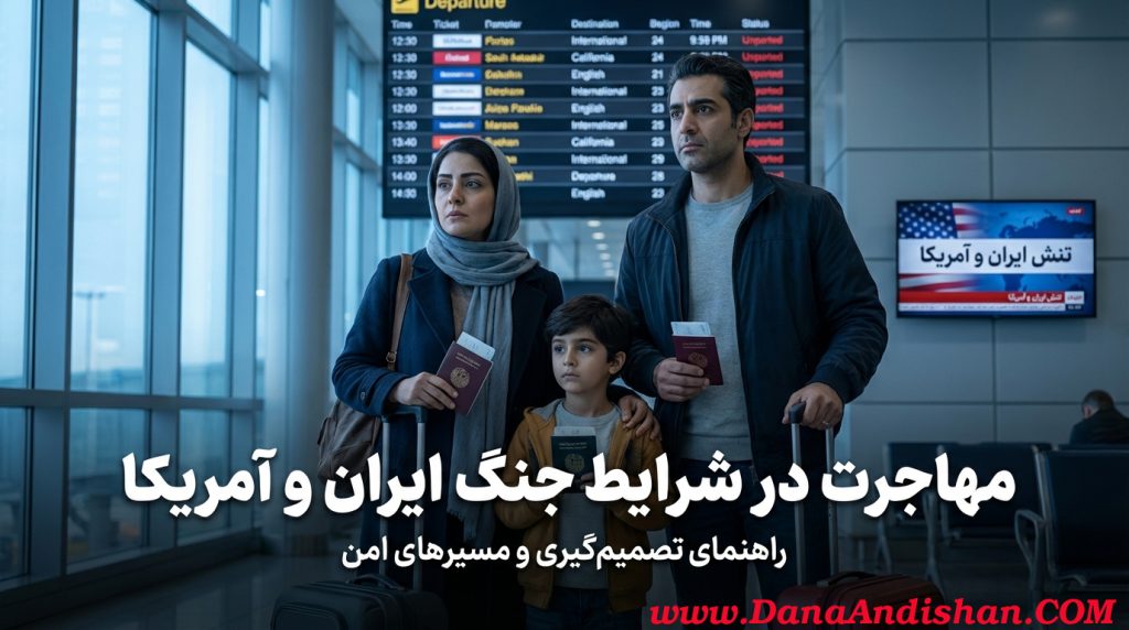 مهاجرت در شرایط جنگ بین ایران و امریکا برای ایرانیان چگونه است؟