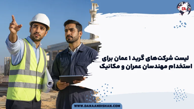 لیست شرکت‌های گرید ۱ عمان برای استخدام مهندسان عمران و مکانیک