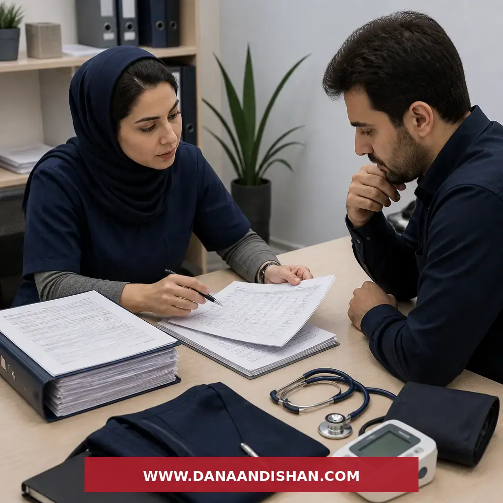 مرتبسازی مدارک لازم برای ارزیابی اولیه پرونده پیراپزشکی