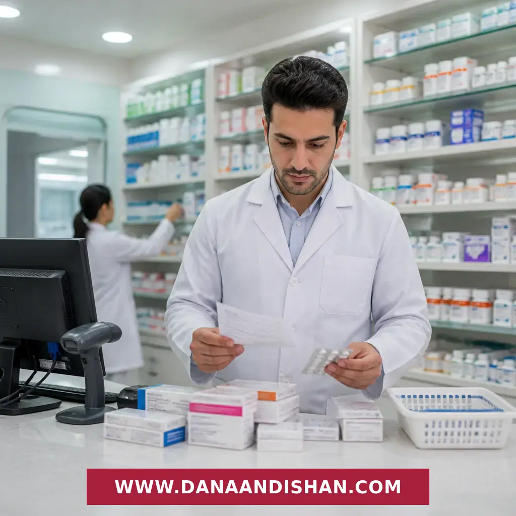 نمای فرایندی از مراحل بررسی مدارک تا مجوز و شروع کار داروساز در عمان