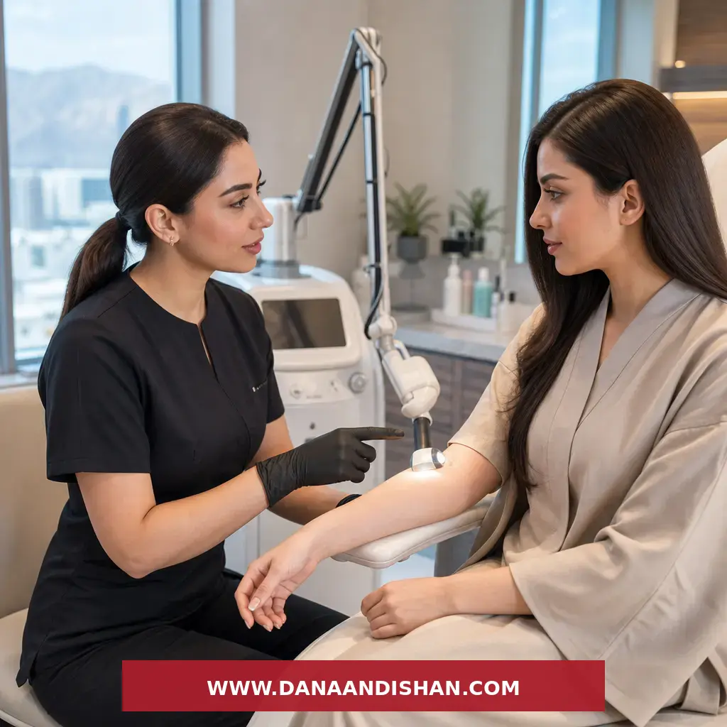ارزیابی تیپ پوستی توسط تکنسین لیزر در محیط کلینیکی